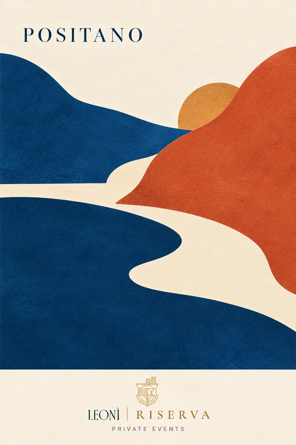 Positano — menukaart cover