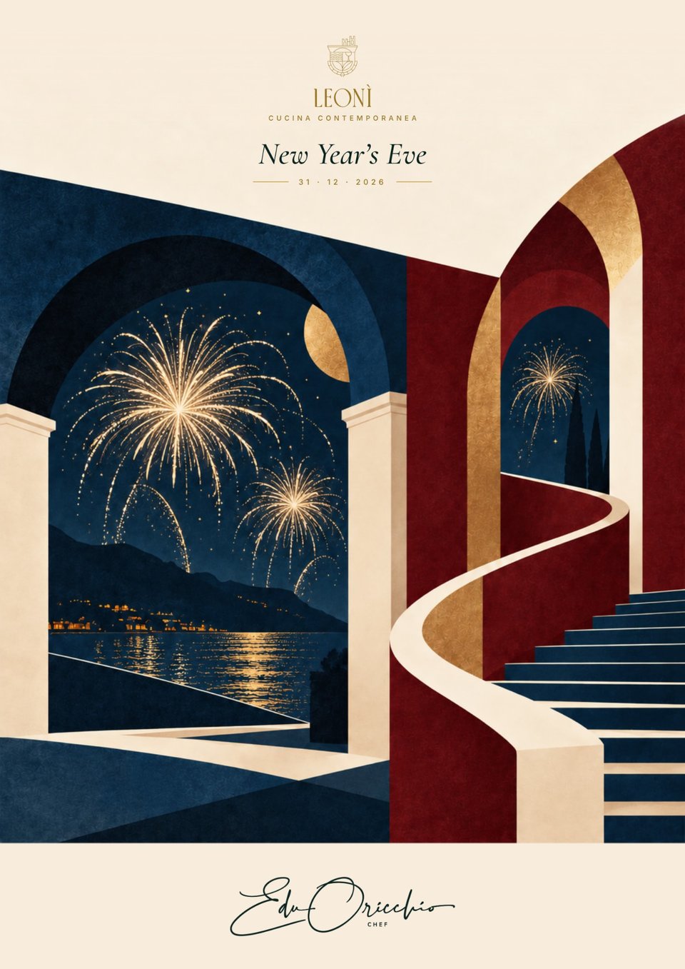 New Year's Eve 2026 — galadiner bij Leonì